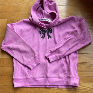 Pink Bow Hoodie